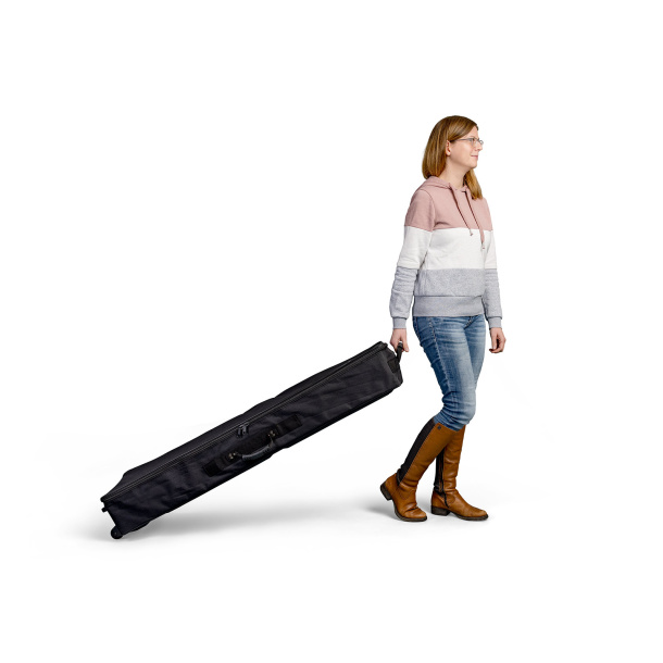 Transport facile grâce au sac à roulettes