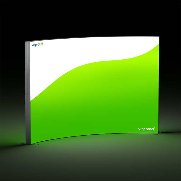 Impression de rechange Lightbox flex – façade incurvé