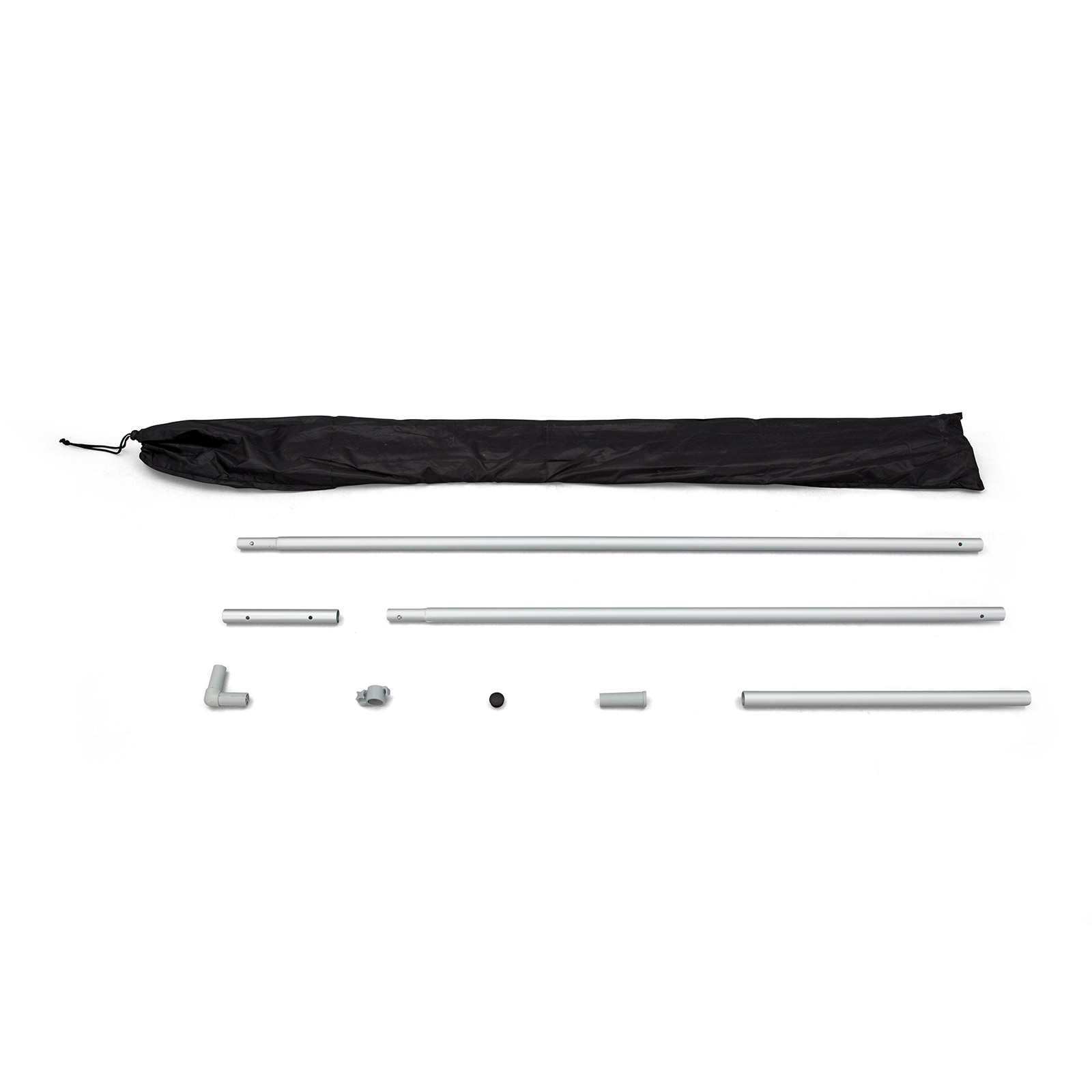 Mât de drapeau Economy mobile, Ensemble de tiges