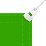 Vue détaillée : bannière tendue avec renforcement et œillet à clipser Midi