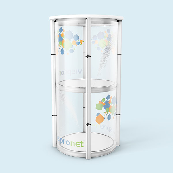 Comptoir de vitrine, panneaux d'impression: sans impression en blanc