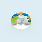 Impression de blanc derrière les couleurs : motif opaque, champs non imprimés sont gris argentés / translucides