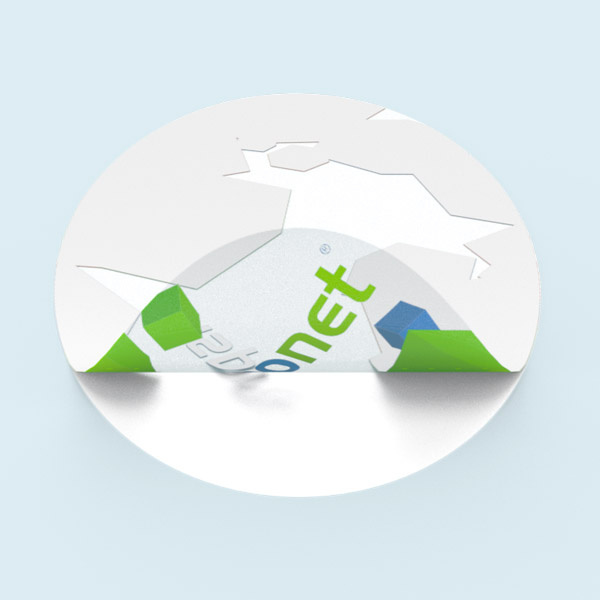 Avec blanc de soutien : motif opaque, le reste apparaîtra transparent