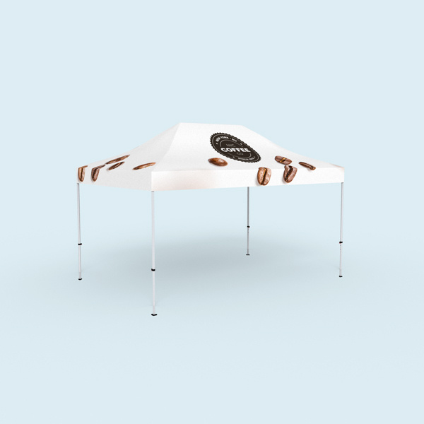 Pavillon pliable Select: impression numérique possible sur toute la surface