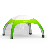 Pavillon gonflable Air 5 x 5 - imprimé, avec 1 cloison transparente