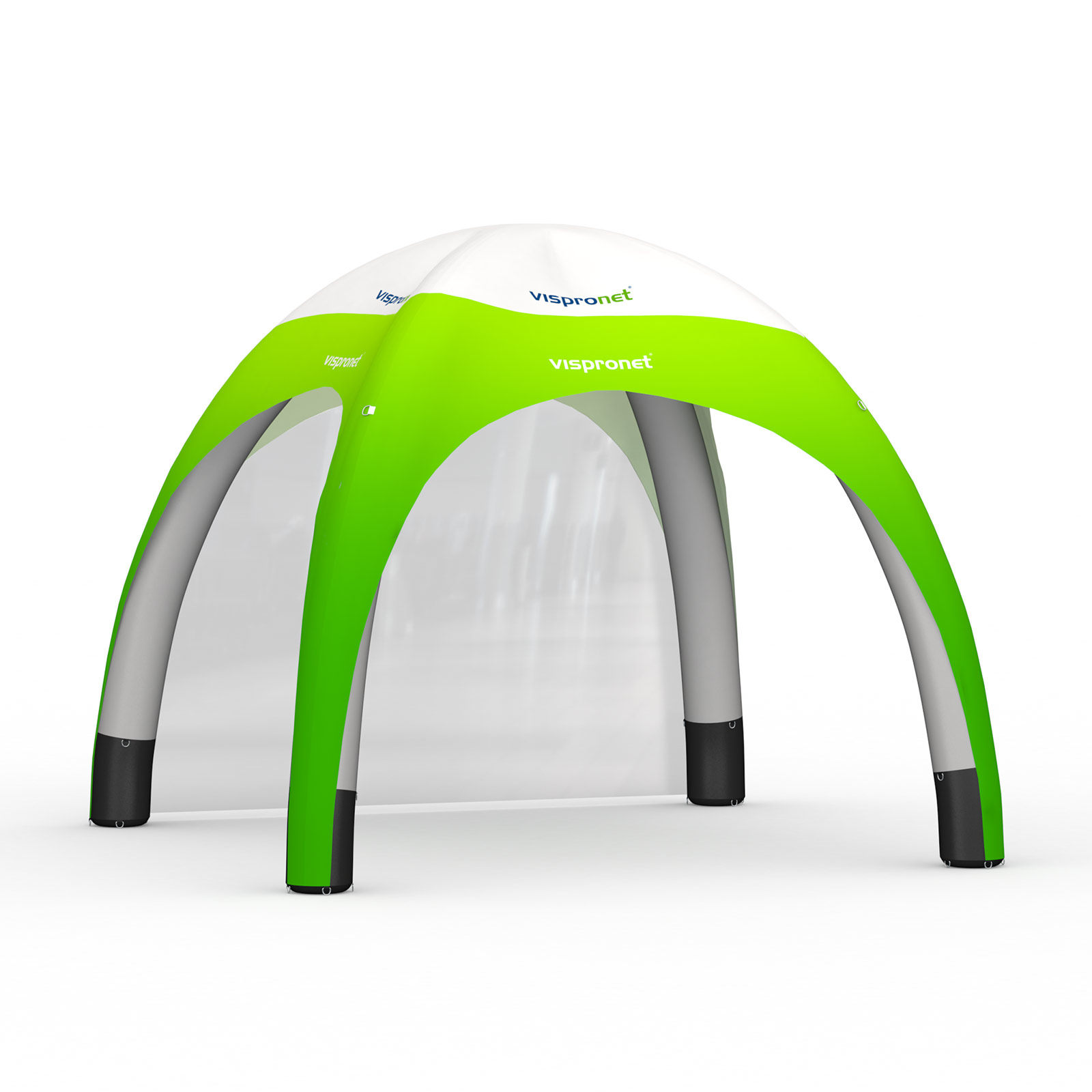 Pavillon gonflable Air 3 x 3 - imprimé, avec 1 cloison transparente