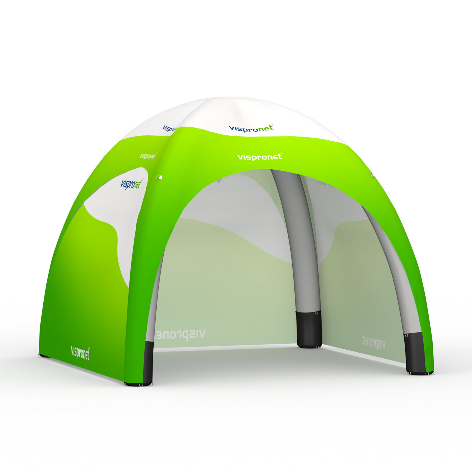 Tente gonflable Air 3 x 3 m - 3 cloisons pleines