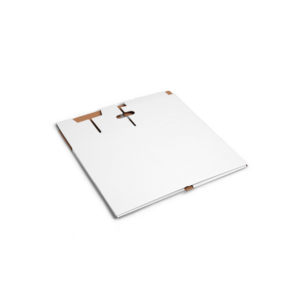 Tabouret en carton plié, plat, compact, léger