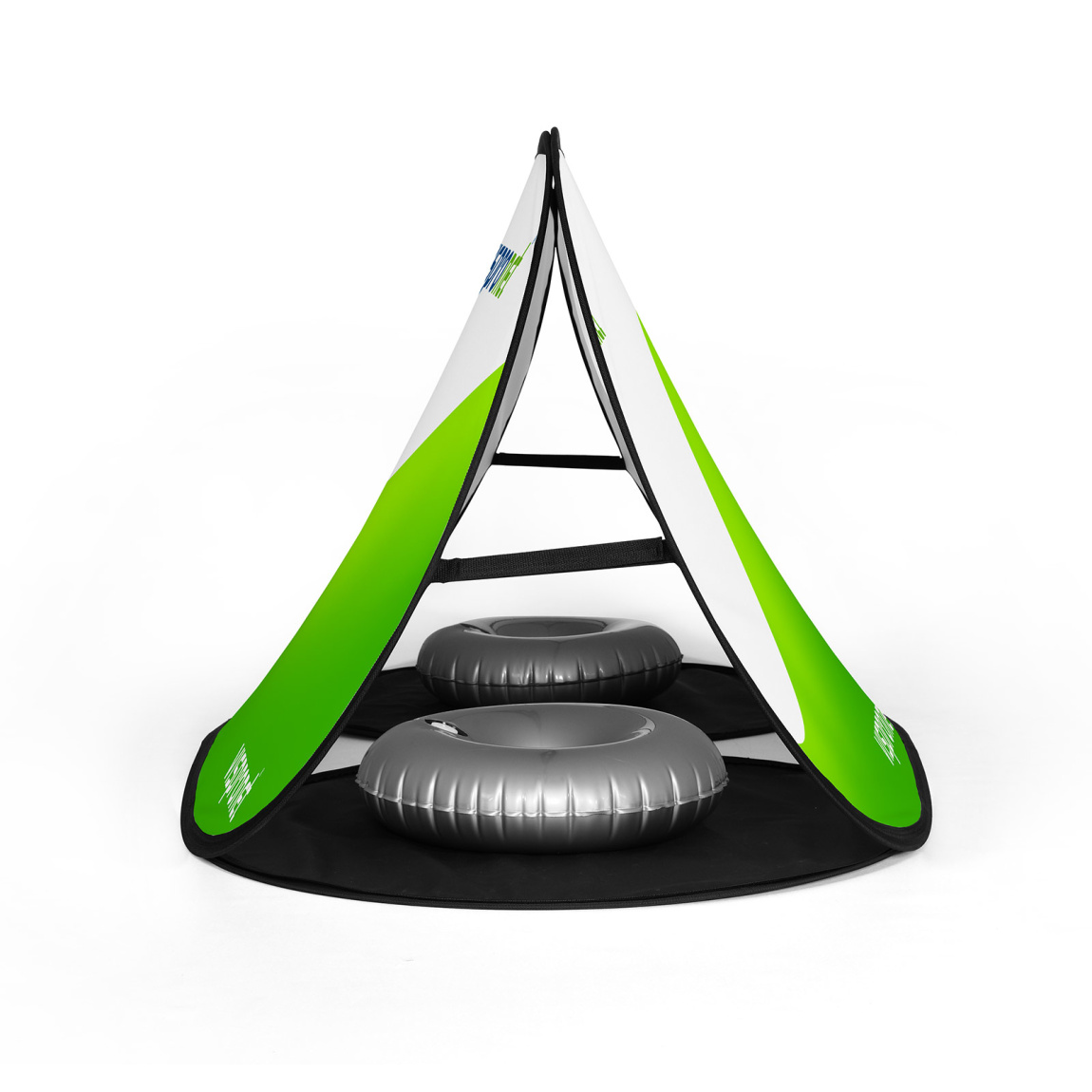 Bannière Pop Out avec des poids remplissables d'eau