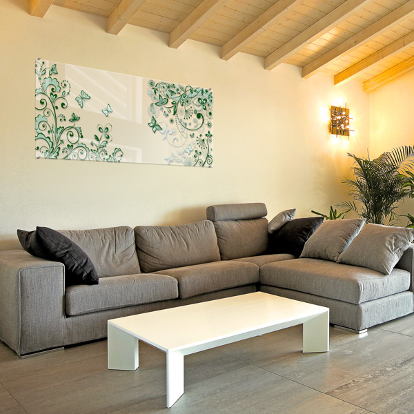 Tableau décoratif - imprimé sur plexi avec blanc de soutien