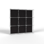 Messewand  Pop Up Klett, Rückseite mit Multisol® X Opak SE, Opazität: 100 %