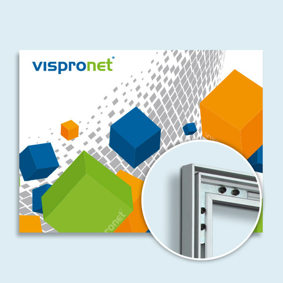 Impression sur toile tendue - ici avec cadre mural Q-Frame® - paysage 4/3