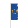Drapeau Conseil de l'Europe/CE en format vertical avec présentoir de drapeaux Basic
