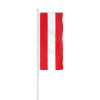 Drapeau de l'Autriche format portrait avec présentoir Basic