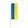 Drapeau national "Ukraine" avec présentoir pour drapeaux "Select"