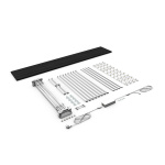 Comptoir publicitaire LED 2x1 – contenu de la livraison