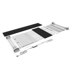 Comptoir publicitaire LED version d’angle – contenu de la livraison