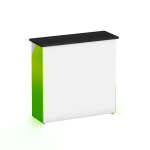 Comptoir de promotion LED 1x1 - arrière non imprimé