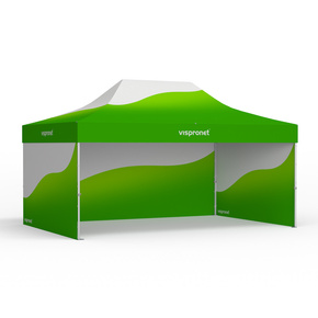 Tente pliante 4 x 6 m - avec impression
