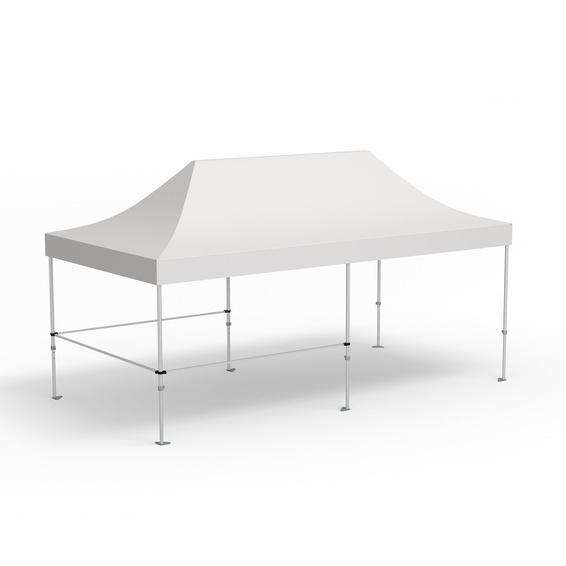 3 barres transversales pour cloisons mi-hautes, supports inclus, variante d'angle (4 m|4 m|4 m)