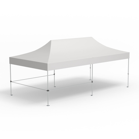 3 barres transversales pour cloisons mi-hautes, supports inclus, variante d'angle (4 m|4 m|4 m)