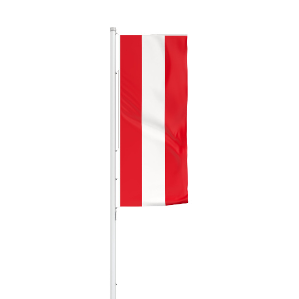 Drapeau national "Autriche" avec présentoir pour drapeaux "Select"