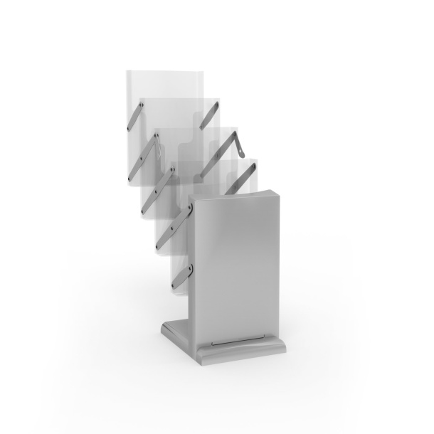 Présentoir de prospectus 200.001, système replié