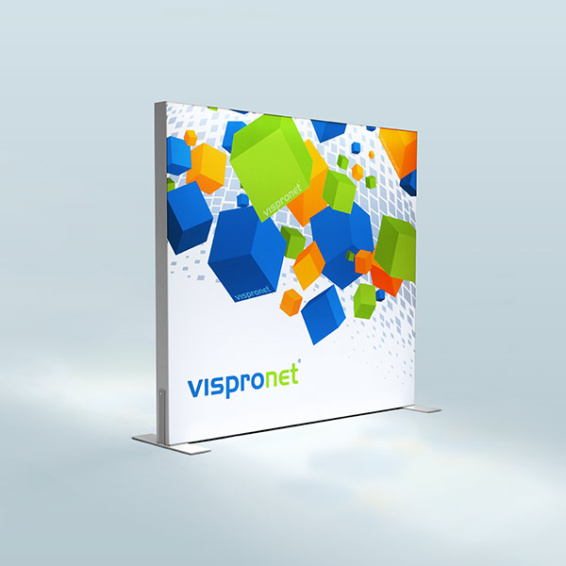 Stand d'affichage Q-Frame® LED - format paysage - max. 480 x 300 cm