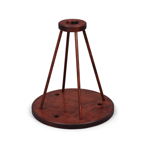 Présentoir de drapeaux triple en bois