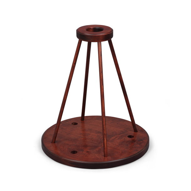 Présentoir de drapeaux triple en bois