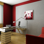 Cadre mural Q-Frame® pour décoration de bureau