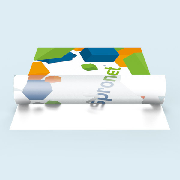 Avec blanc de soutien : motif opaque, autres surfaces transparentes