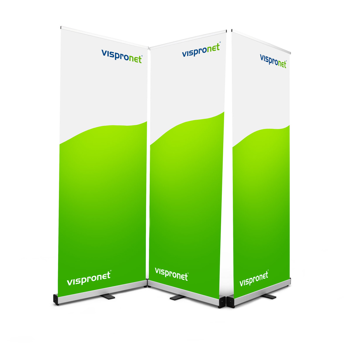 Connexion de 3 Roll Up Economy en angle