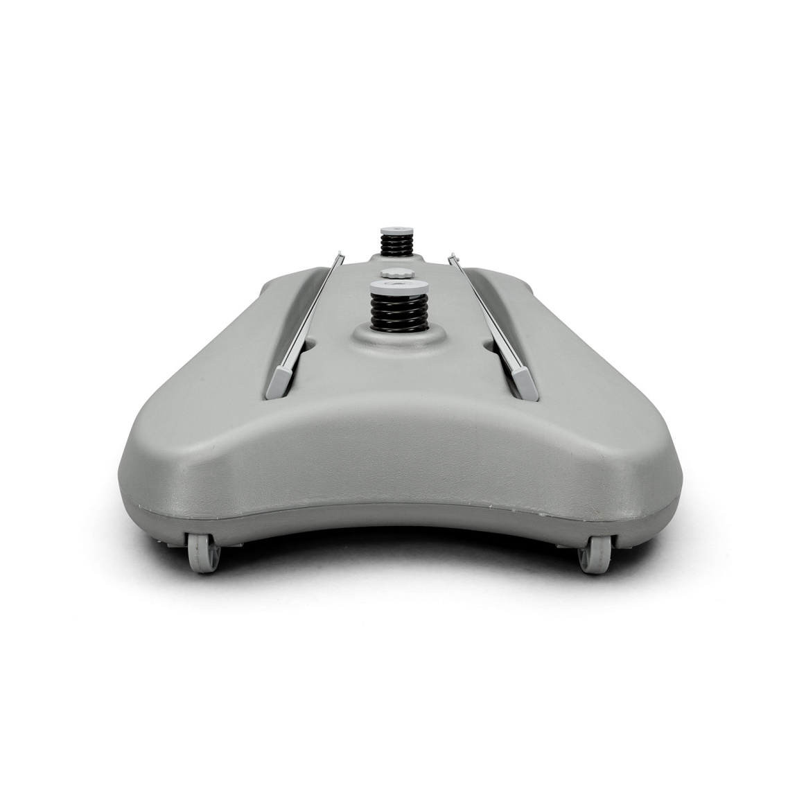 Pied avec roulettes de transport – pratique pour changer d'emplacement