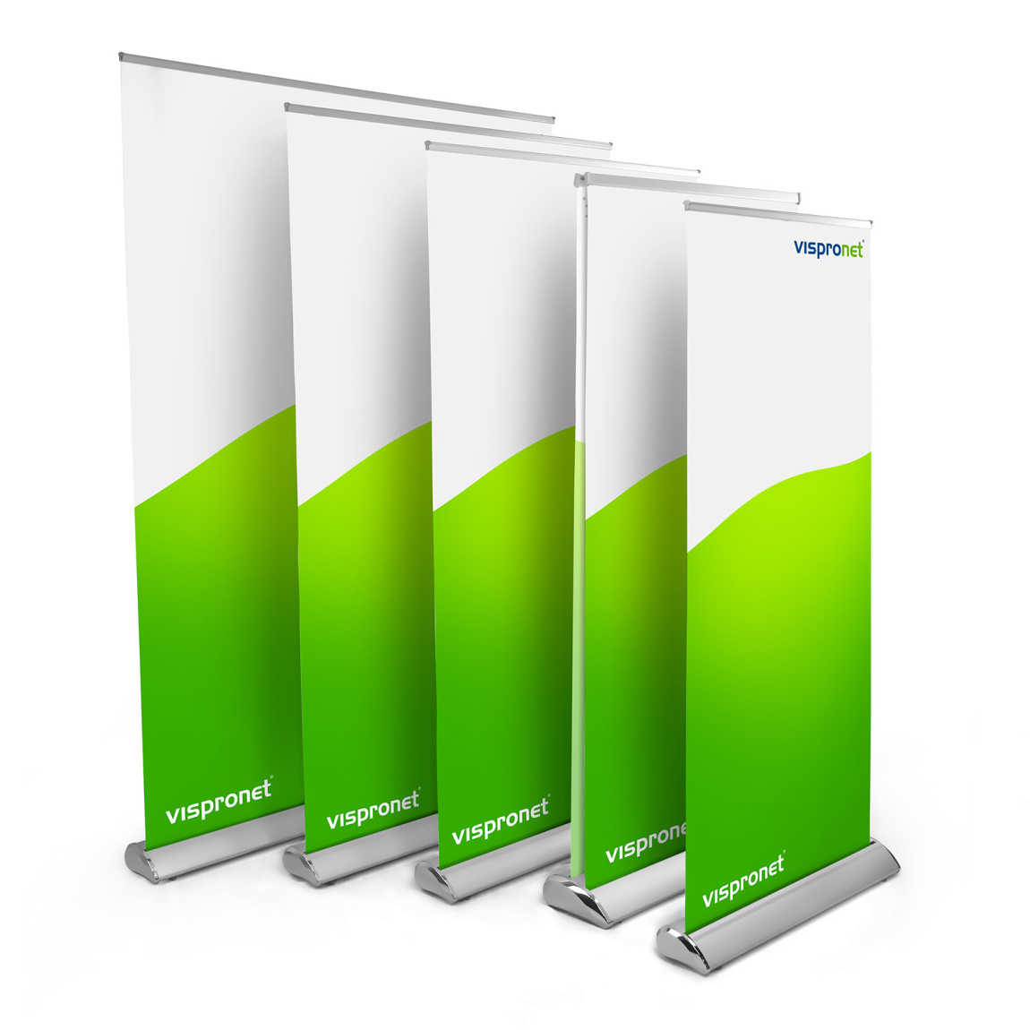 Enrouleurs Roll Up Select, tailles différentes