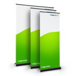 Enrouleur Roll Up Select Black, aperçu des largeurs : 80 cm, 100 cm, 150 cm