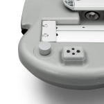 Vidange simple : orifices sous le pied