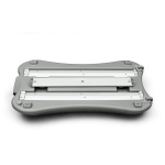 Enrouleurs protégés des intempéries sous le pied remplissable