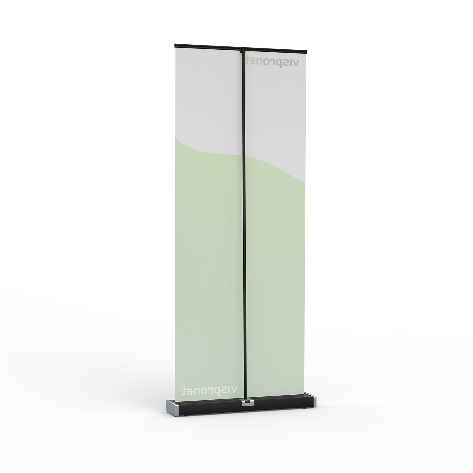 Présentoir Roll Up Select Black, largeur 80 cm, verso