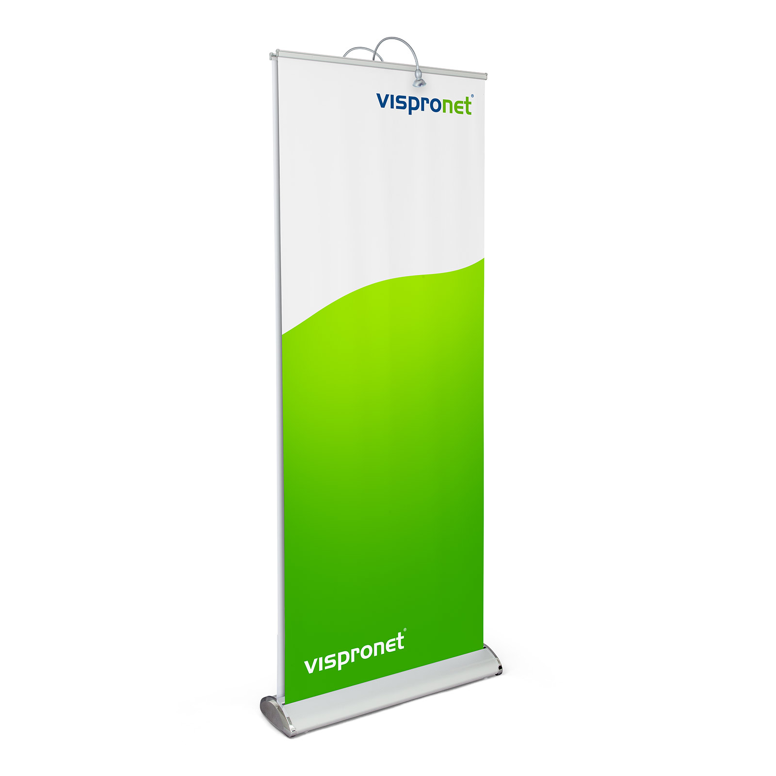 Roll Up Select, double face - avec éclairage (accessoire en option)