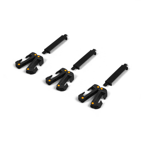 Set de connecteurs 3 pièces pour Roll Up Economy - Permet de relier 3 Roll Up pour un Triple affichage ou 4 Roll Up pour former un mur d'affichage