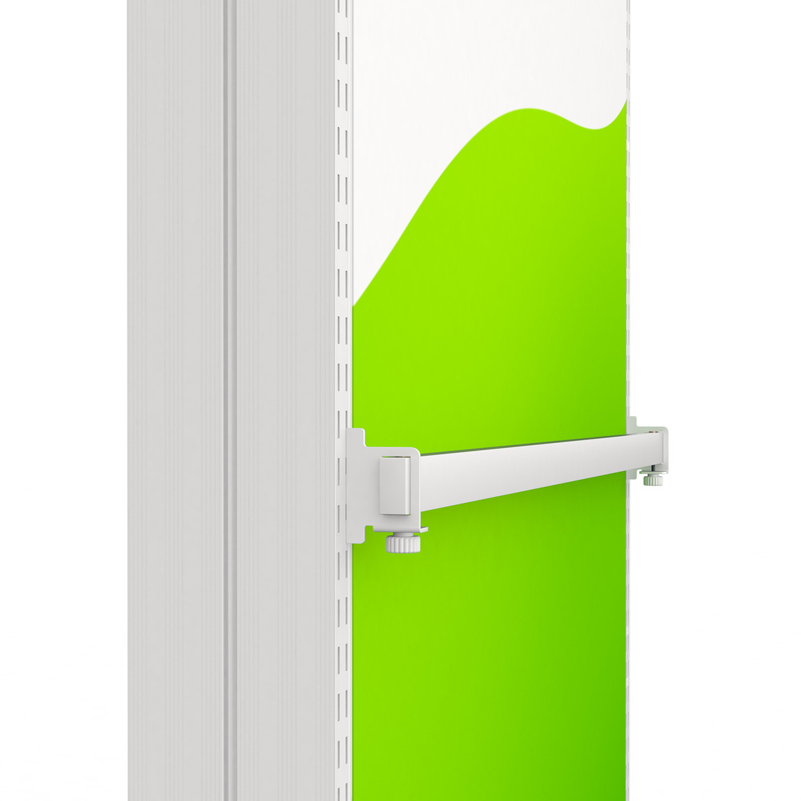 Stange für Prospekthalter & Haken / Schlitzprofil 