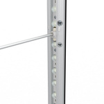 Mur d'exposition Lightbox click, fixation de la tige de support