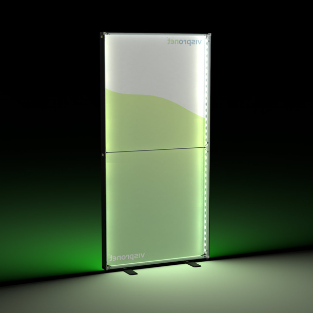Mur d'exposition Lightbox click - LED lumineuses et économes en énergie