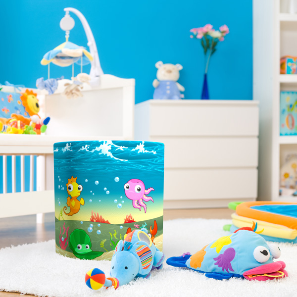 Siège cylindre - accessoire amusant pour chambre d'enfant