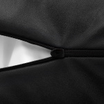 Pouf géant rond, avec fermeture éclair : retrait facile du garnissage intérieur