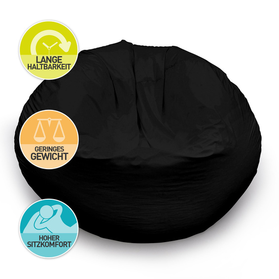 Pouf géant rond, assise confortable, ø 140 cm