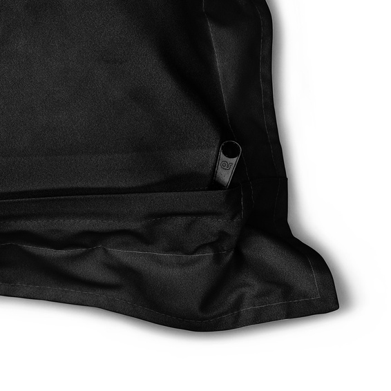 Pouf géant rectangulaire, housse avec fermeture éclair dissimulée à l’arrière