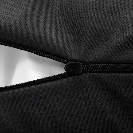 Pouf géant rond, avec fermeture éclair : retrait facile du garnissage intérieur