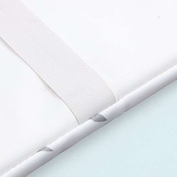 Coussin pour banc de brasserie – dessous avec élastiques pour la fixation